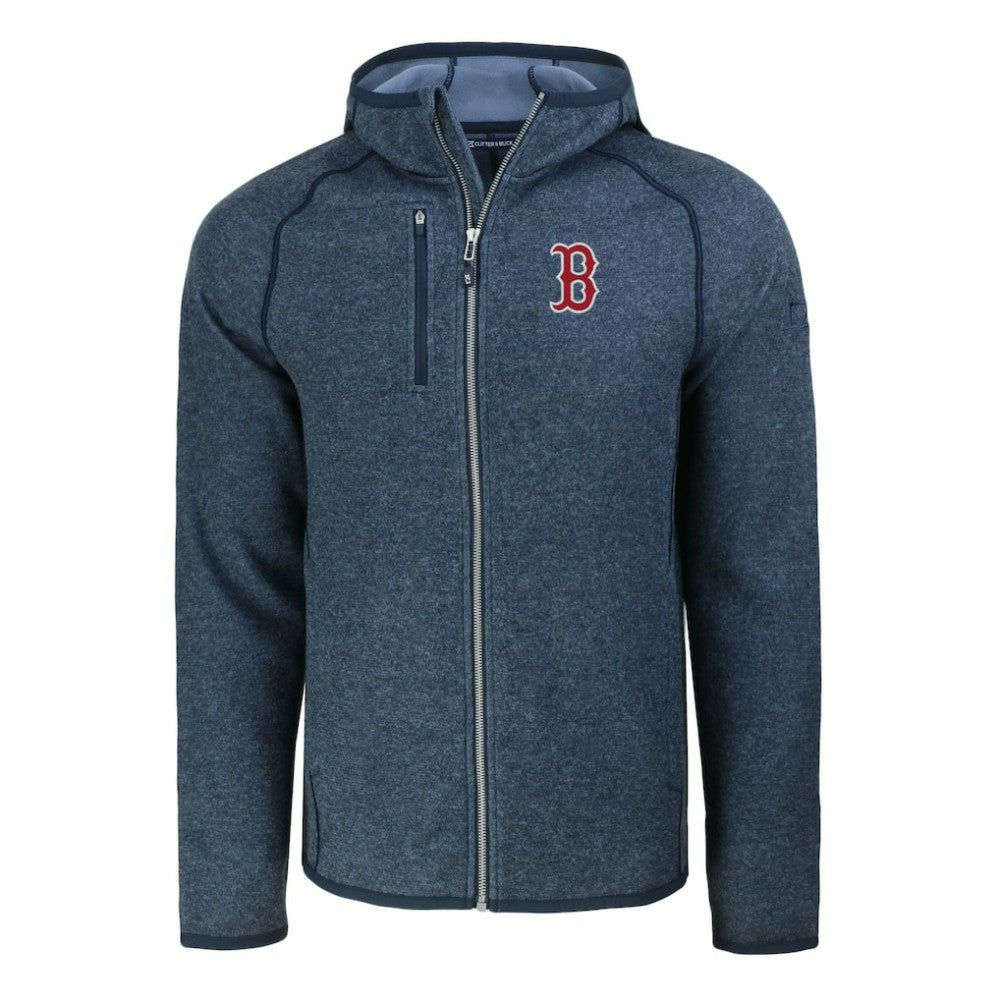 Boston Red Sox Cutter & Buck Mainsail Full-Zip Hooded Jacket | MLB New