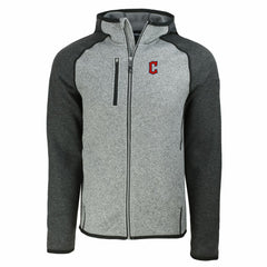 Cleveland Guardians Cutter & Buck Mainsail Full-Zip Hooded Jacket | MLB US