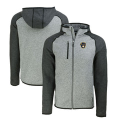 Milwaukee Brewers Cutter & Buck Mainsail Full-Zip Hooded Jacket | MLB New
