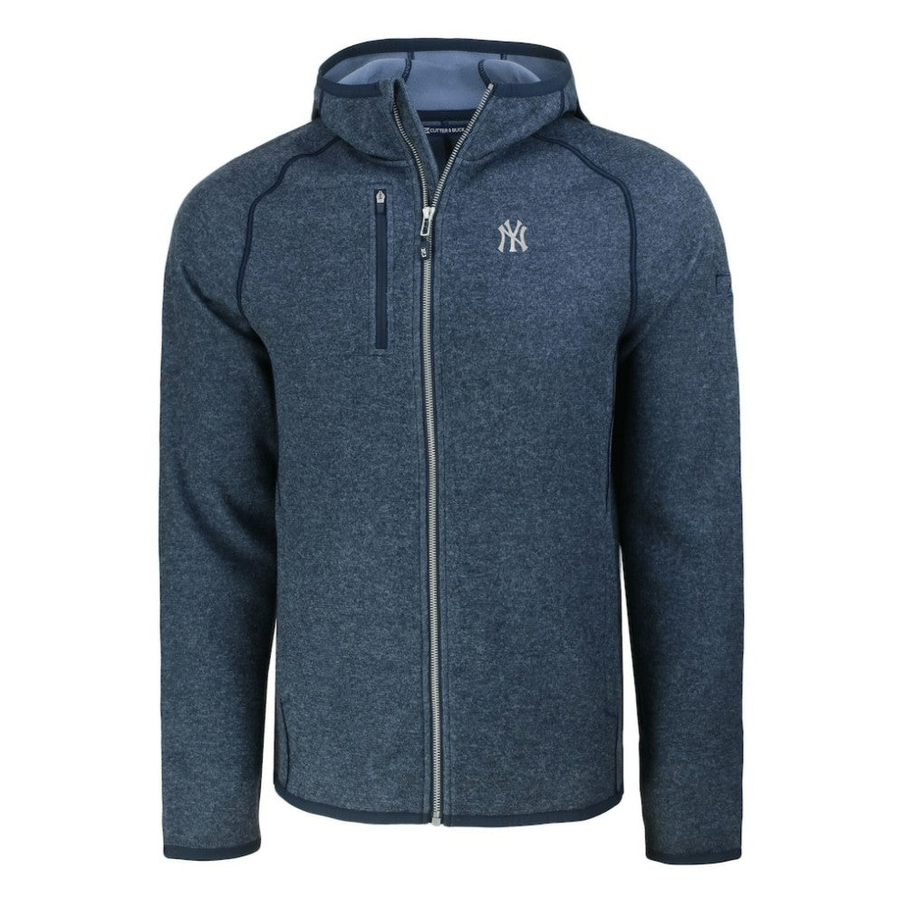 New York Yankees Cutter & Buck Mainsail Full-Zip Hooded Jacket | MLB New