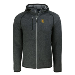 San Diego Padres Cutter & Buck Mainsail Full-Zip Hooded Jacket | MLB Discount
