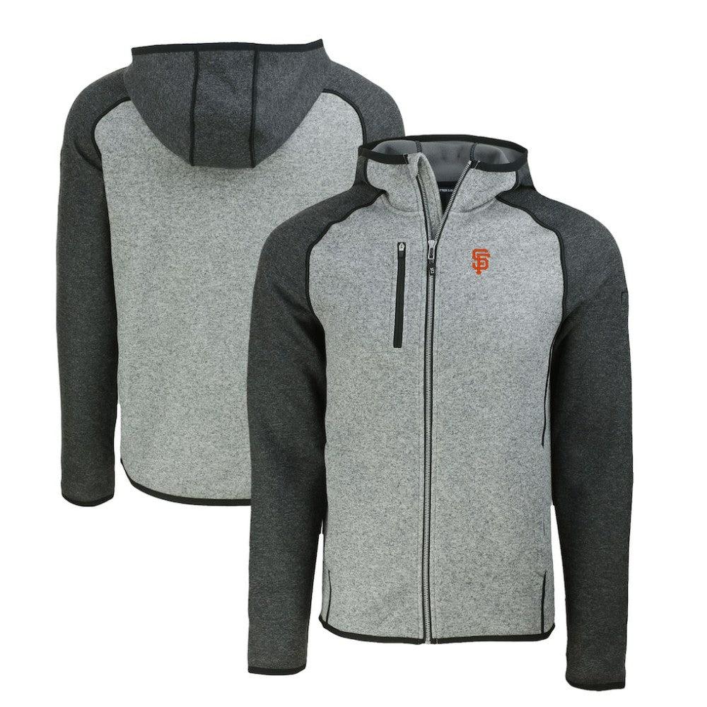 San Francisco Giants Cutter & Buck Mainsail Full-Zip Hooded Jacket | MLB Shop