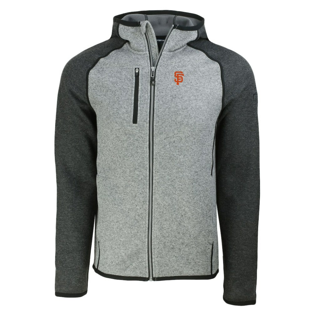 San Francisco Giants Cutter & Buck Mainsail Full-Zip Hooded Jacket | MLB Shop