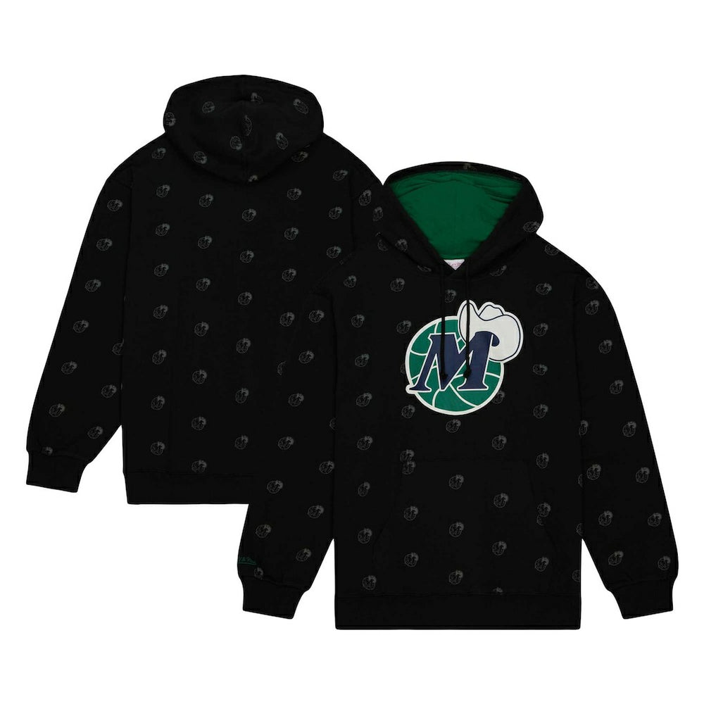 Dallas Mavericks Hardwood Classics Allover Print Pullover Hoodie sale Online