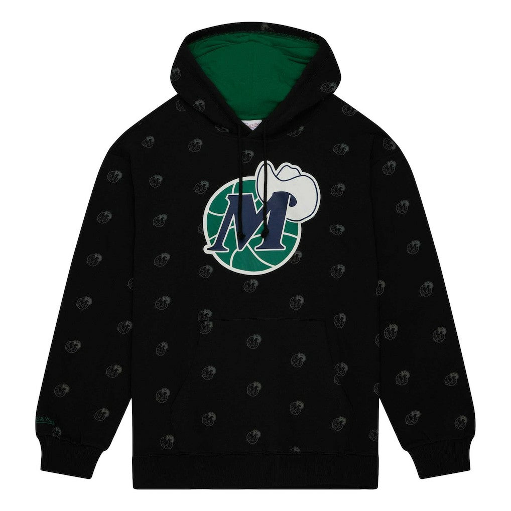 Dallas Mavericks Hardwood Classics Allover Print Pullover Hoodie sale Online