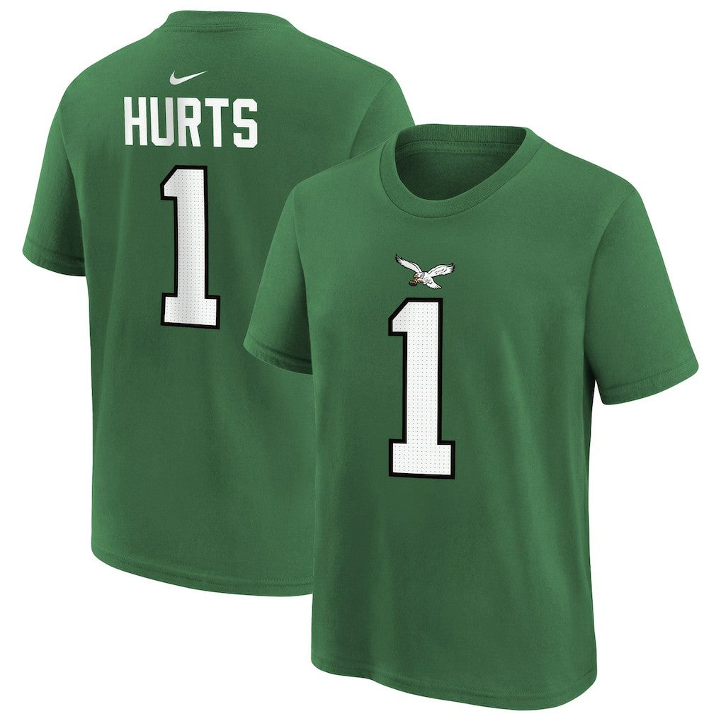 Philadelphia Eagles Nike Jalen Hurts  Preschool Player Name & Number T-Shirt