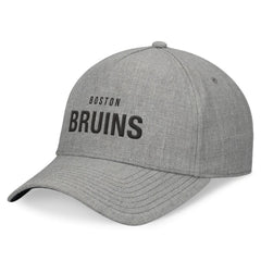Boston Bruins Fanatics Elements A-Frame Leather Strapback Hat Outlet