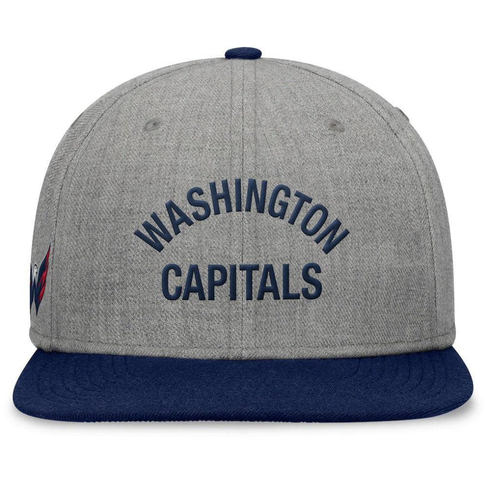 Washington Capitals Fanatics Elements Flat Brim Leather Strapback Hat Sale