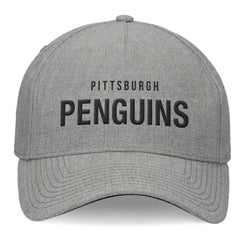 Pittsburgh Penguins Fanatics Elements A-Frame Leather Strapback Hat Sale
