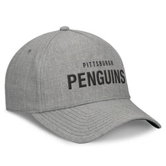 Pittsburgh Penguins Fanatics Elements A-Frame Leather Strapback Hat Sale