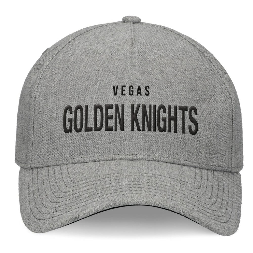 Vegas Golden Knights Fanatics Elements A-Frame Leather Strapback Hat On Sale