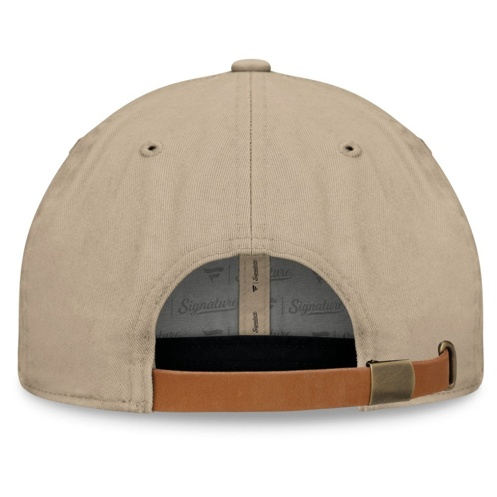 Seattle Kraken Fanatics Elements Unstructured Patch Leather Strapback Hat Outlet