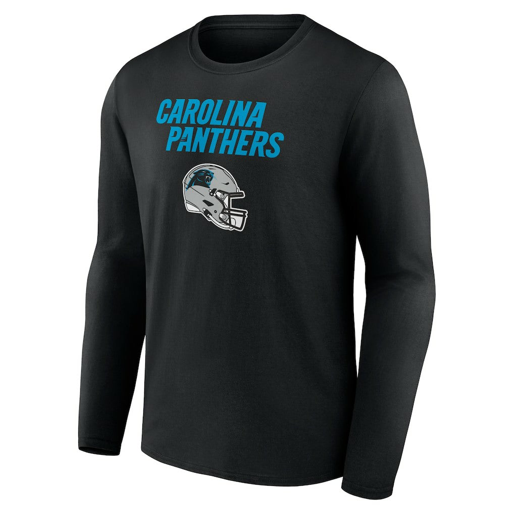 Carolina Panthers  Bryce Young  Team Wordmark Name & Number Long Sleeve T-Shirt