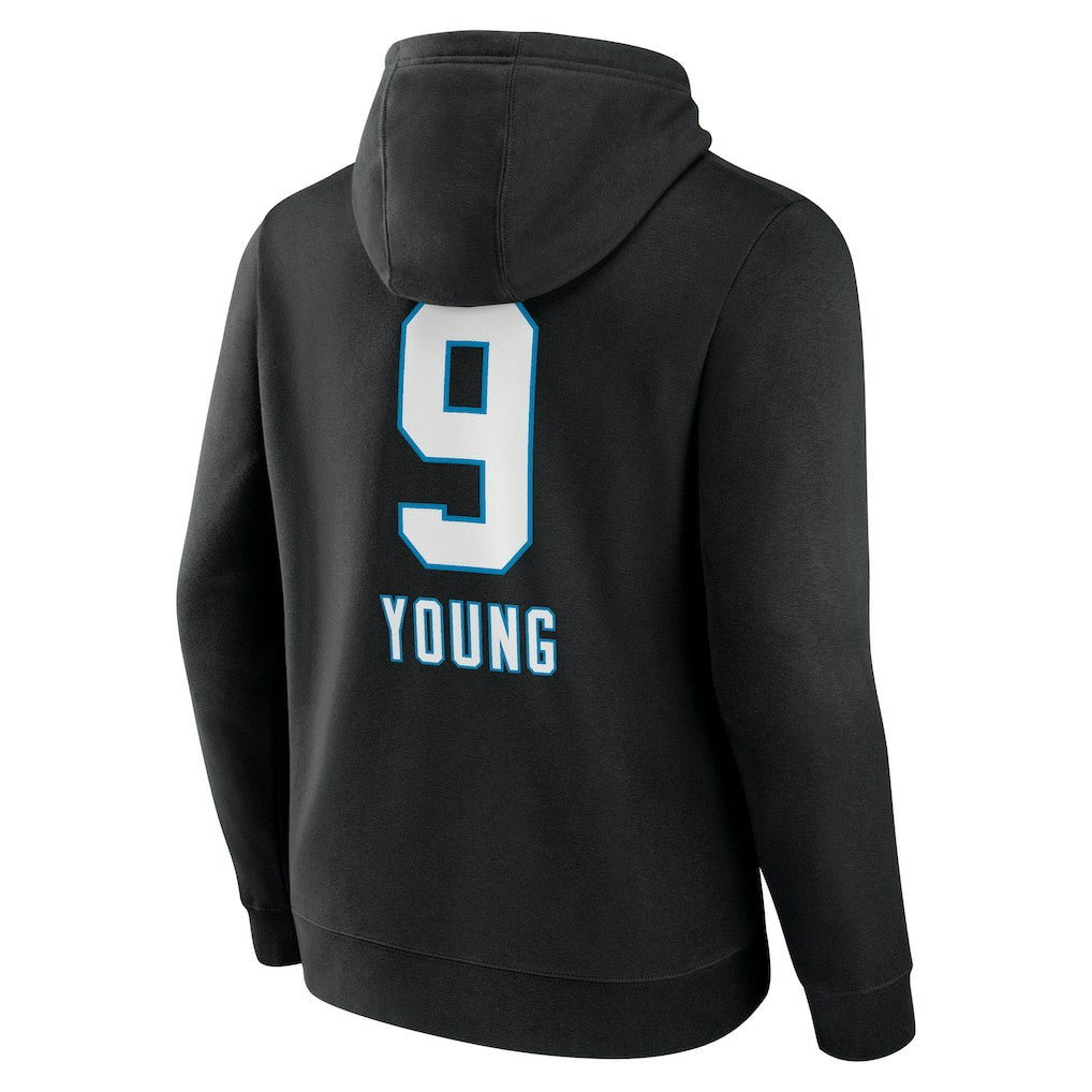 Carolina Panthers  Bryce Young  Team Wordmark Name & Number Pullover Hoodie