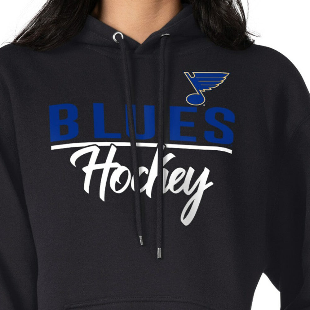 St. Louis Blues G-III 4Her by Carl Banks Women's Team Sport Tri-Blend Fleece Hoodie For Sale
