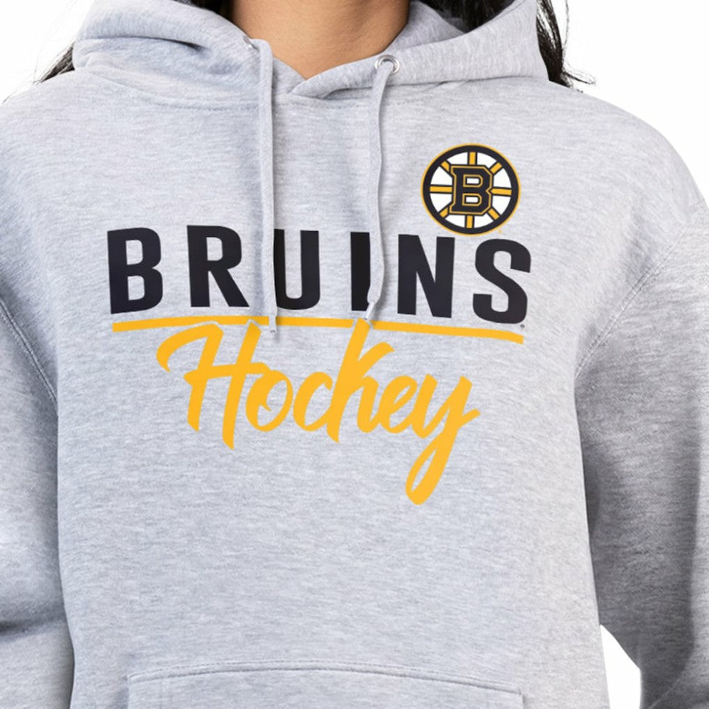 Boston Bruins G-III 4Her by Carl Banks Women's Team Sport Tri-Blend Fleece Hoodie Outlet