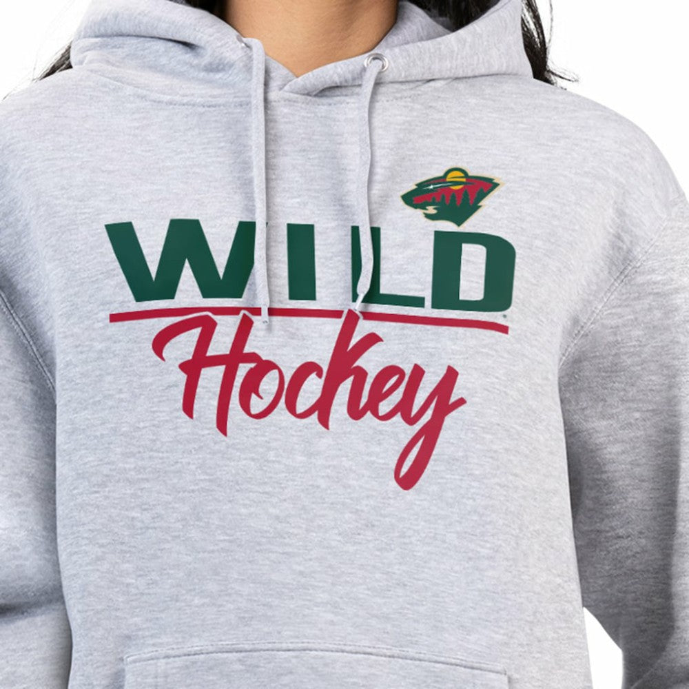 Minnesota Wild G-III 4Her by Carl Banks Women's Team Sport Tri-Blend Fleece Hoodie For Sale