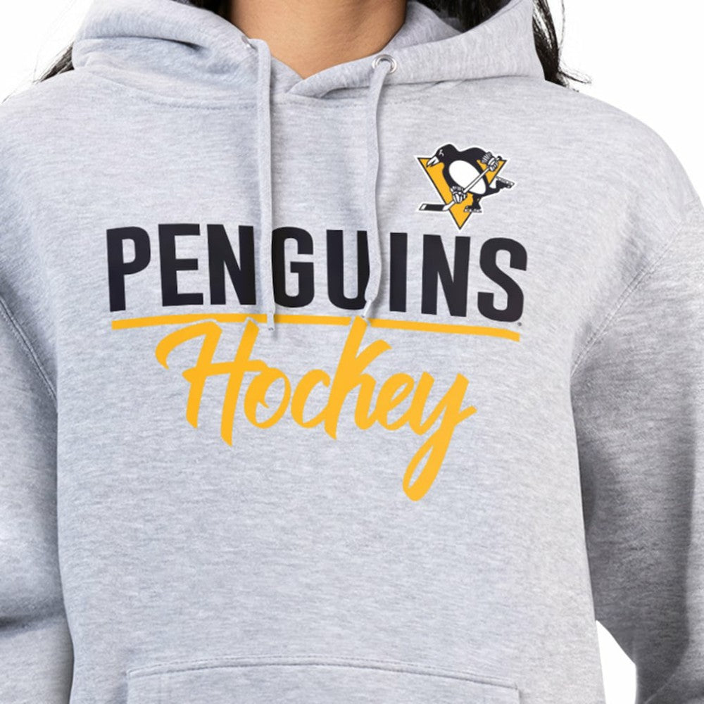 Pittsburgh Penguins G-III 4Her by Carl Banks Women's Team Sport Tri-Blend Fleece Hoodie For Sale