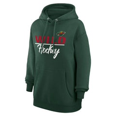 Minnesota Wild G-III 4Her by Carl Banks Women's Team Sport Tri-Blend Fleece Hoodie Sale