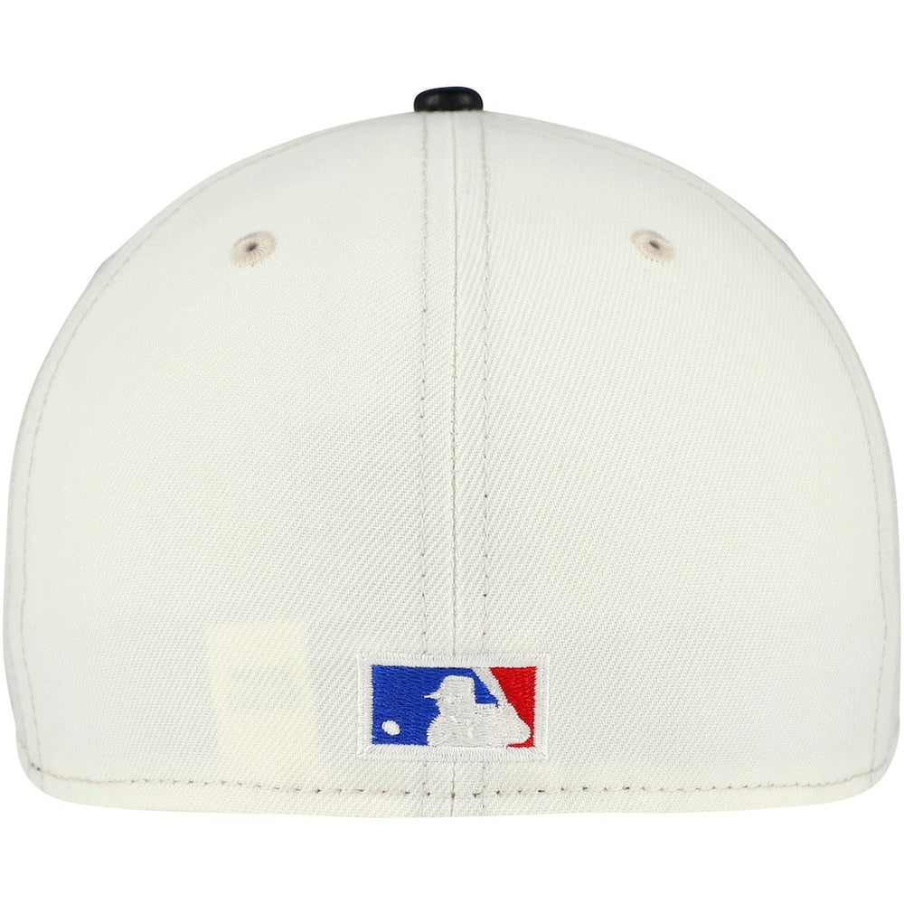 Chicago Bulls Faux Leather Visor Two-Tone 59FIFTY Fitted Hat For Sale
