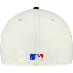 Chicago Bulls Faux Leather Visor Two-Tone 59FIFTY Fitted Hat For Sale