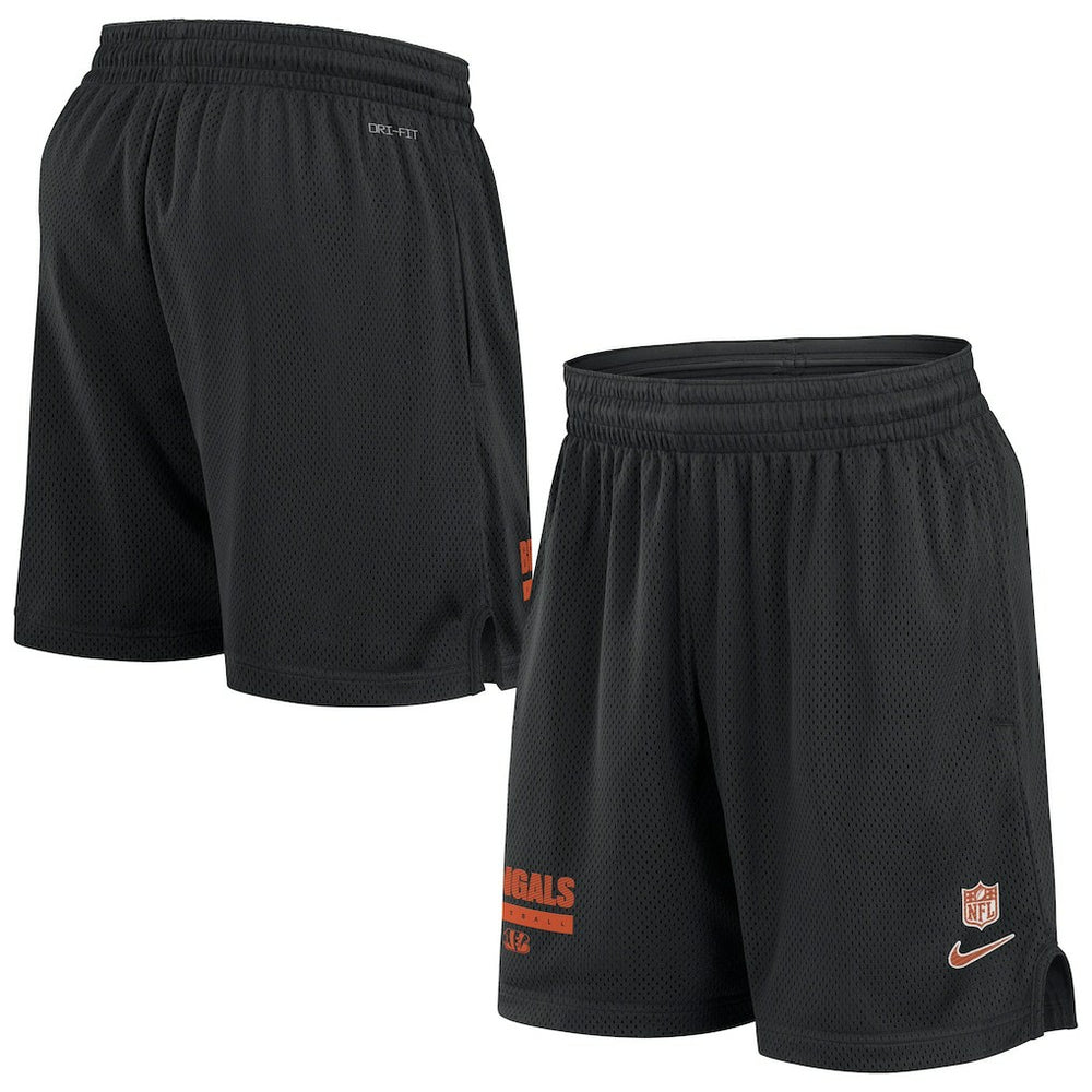Cincinnati Bengals Nike 2024 Sideline Performance Mesh Shorts