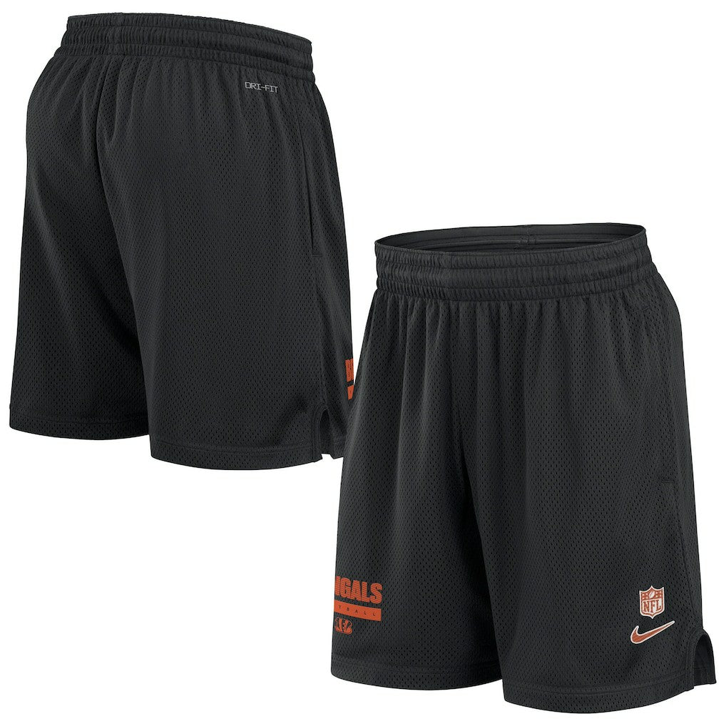 Cincinnati Bengals Nike 2024 Sideline Performance Mesh Shorts