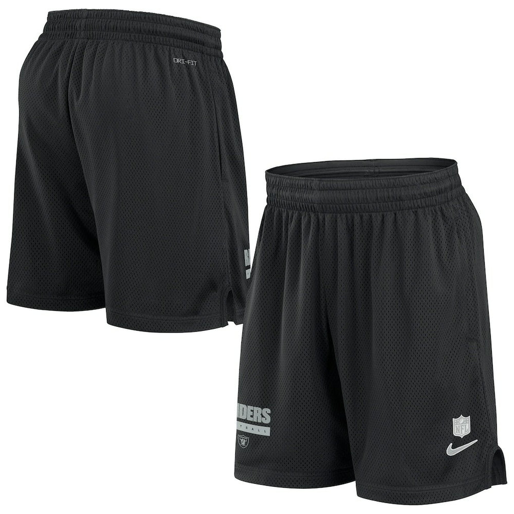 Las Vegas Raiders Nike 2024 Sideline Performance Mesh Shorts