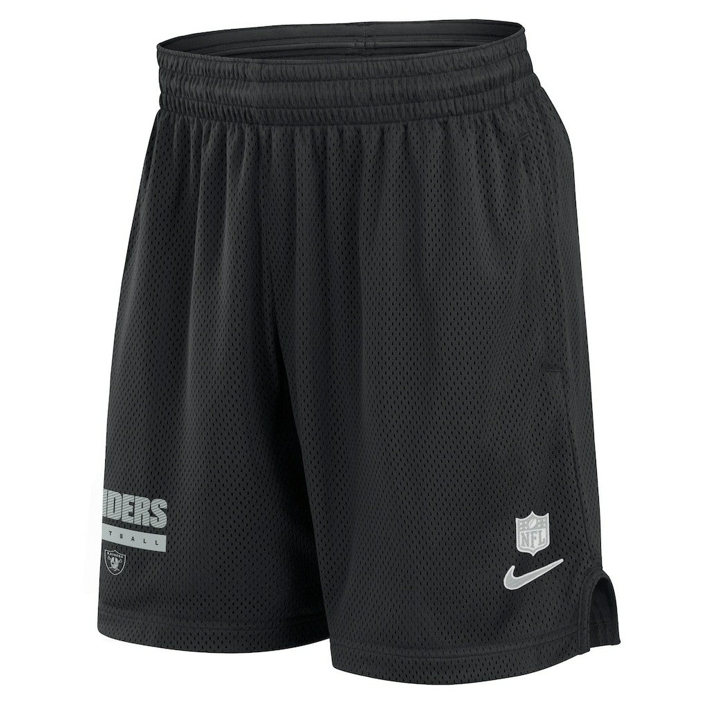 Las Vegas Raiders Nike 2024 Sideline Performance Mesh Shorts