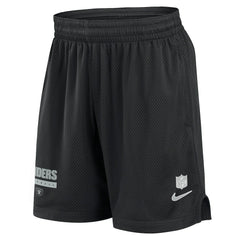 Las Vegas Raiders Nike 2024 Sideline Performance Mesh Shorts
