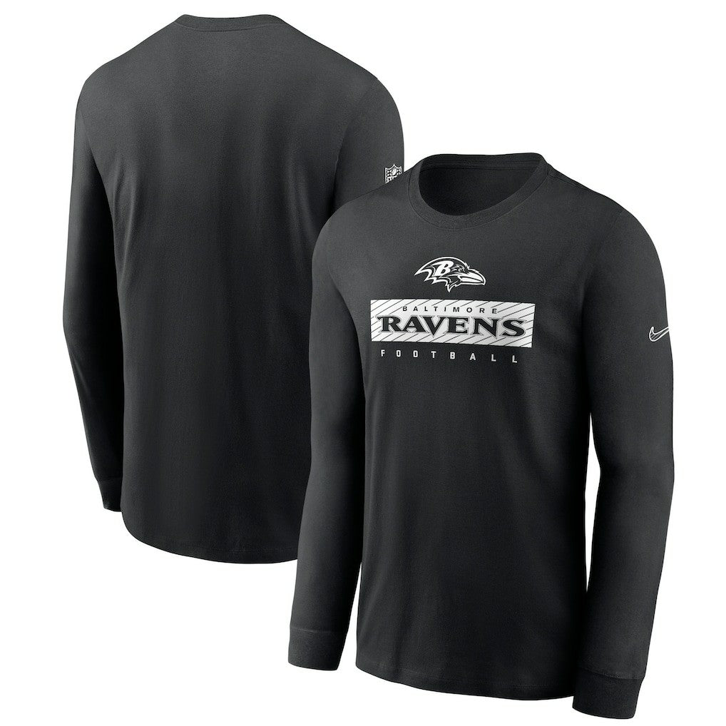 Baltimore Ravens Nike Sideline Dri-FIT Long Sleeve T-Shirt