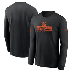 Cincinnati Bengals Nike Sideline Dri-FIT Long Sleeve T-Shirt