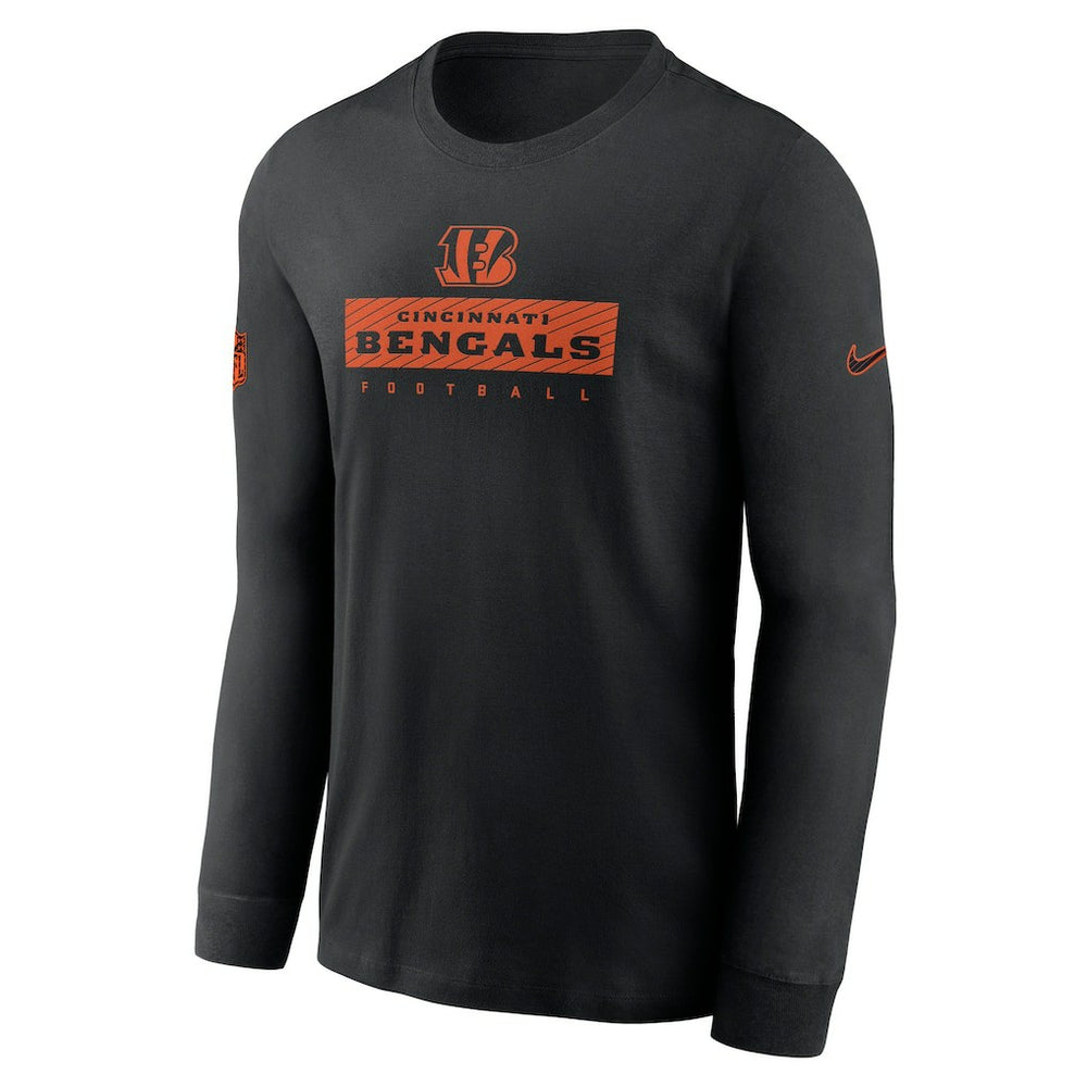 Cincinnati Bengals Nike Sideline Dri-FIT Long Sleeve T-Shirt