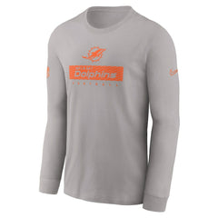 Miami Dolphins Nike Sideline Dri-FIT Long Sleeve T-Shirt