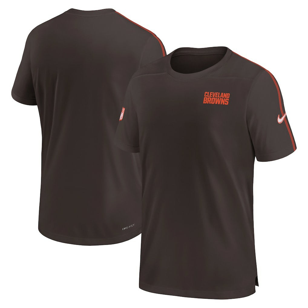 Cleveland Browns Nike 2024 Sideline Coach UV Performance T-Shirt