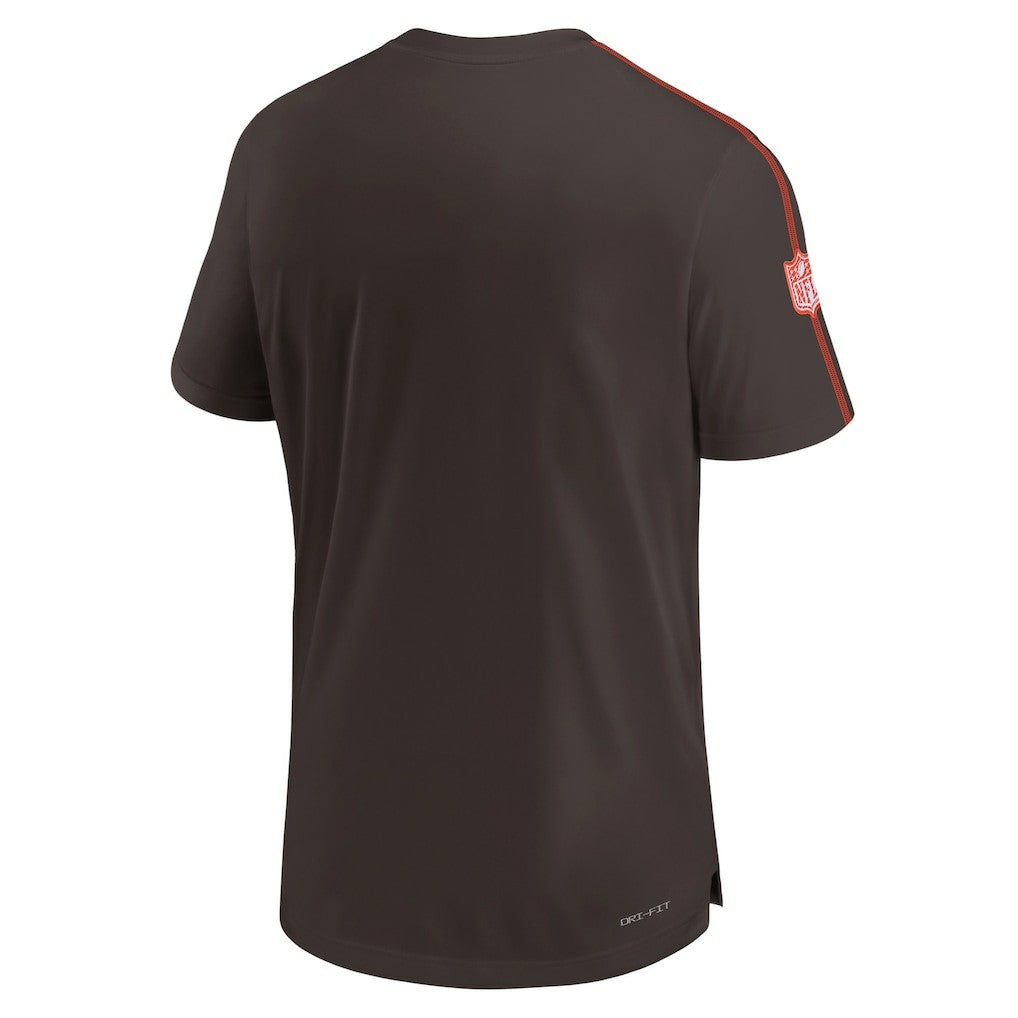 Cleveland Browns Nike 2024 Sideline Coach UV Performance T-Shirt