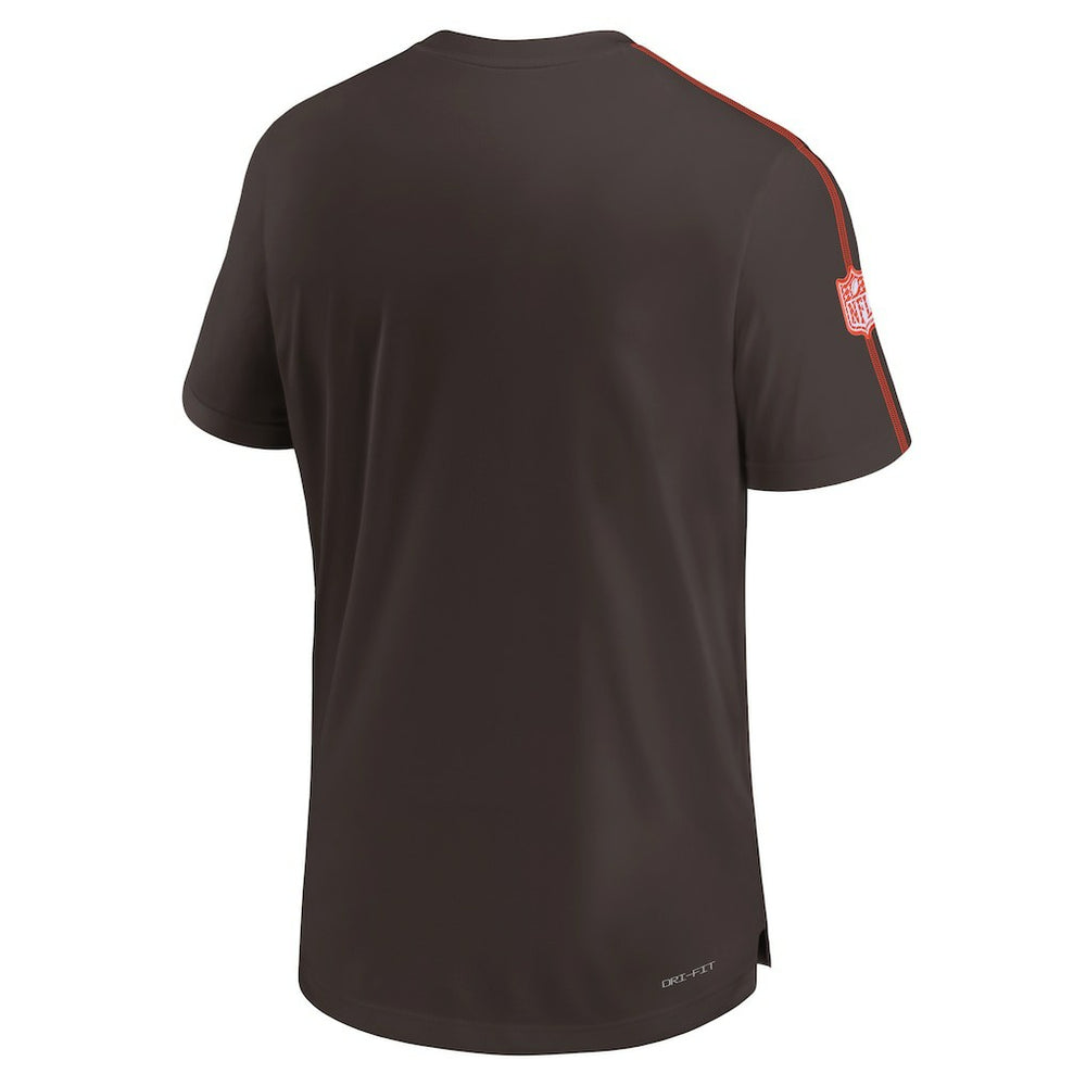 Cleveland Browns Nike 2024 Sideline Coach UV Performance T-Shirt