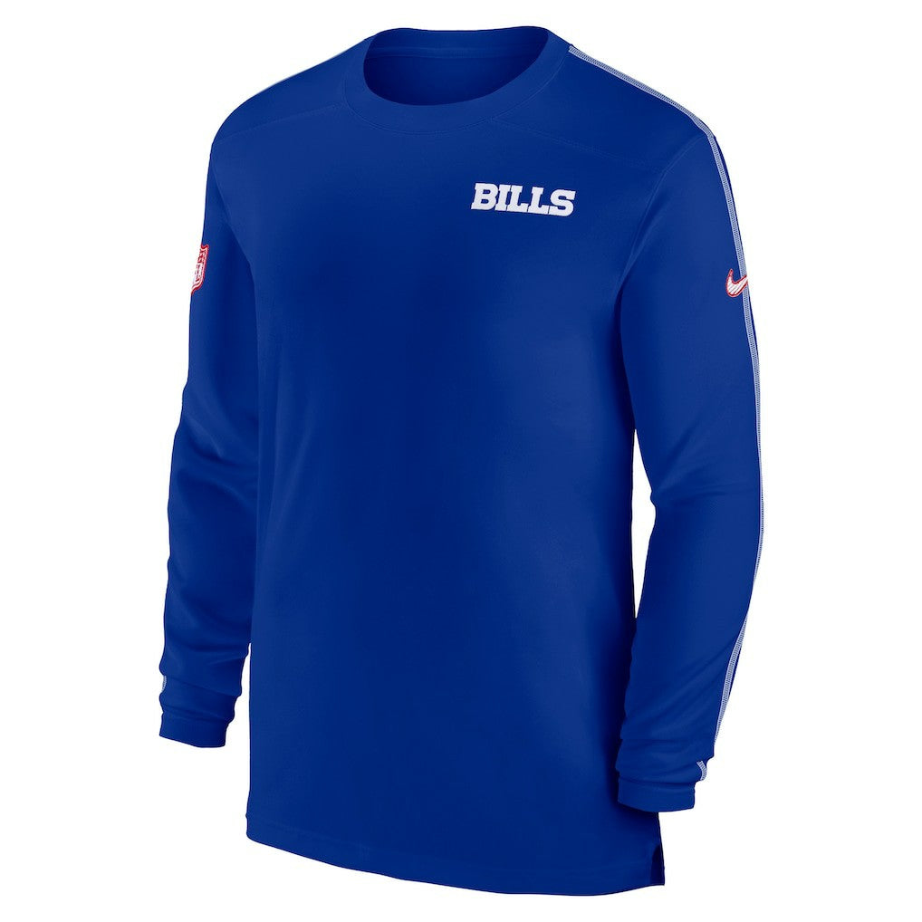 Buffalo Bills Nike Sideline Coach UV Performance Long Sleeve T-Shirt