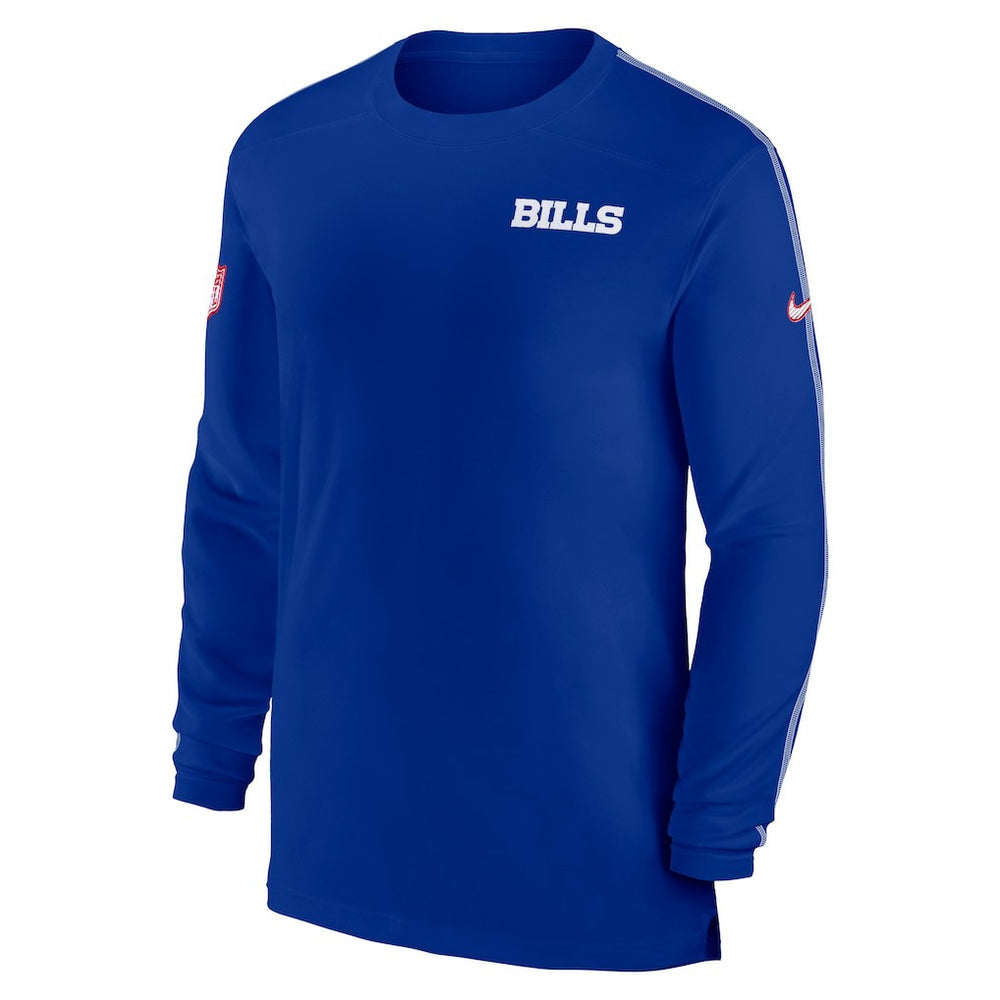 Buffalo Bills Nike Sideline Coach UV Performance Long Sleeve T-Shirt