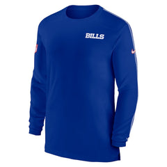Buffalo Bills Nike Sideline Coach UV Performance Long Sleeve T-Shirt