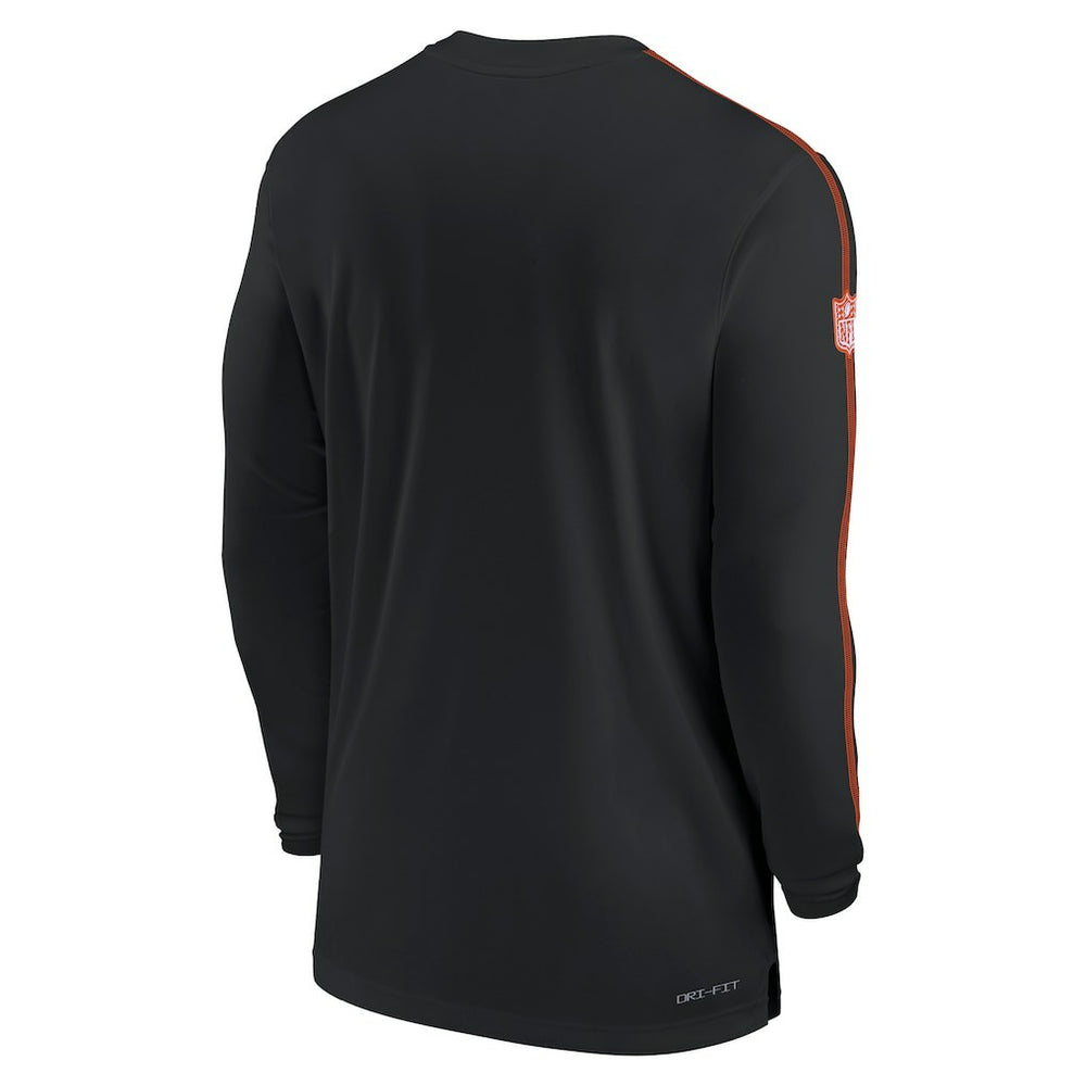 Cincinnati Bengals Nike Sideline Coach UV Performance Long Sleeve T-Shirt