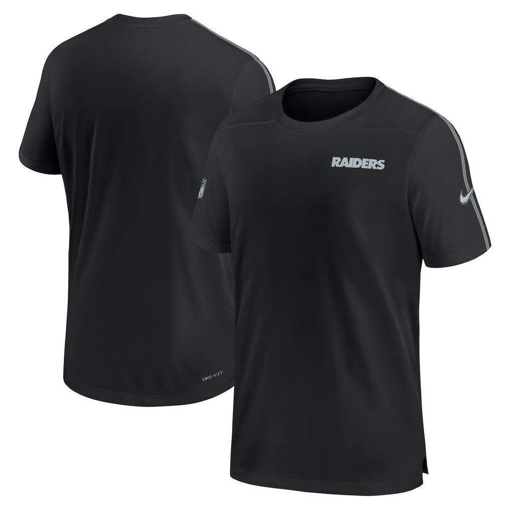 Las Vegas Raiders Nike 2024 Sideline Coach UV Performance T-Shirt
