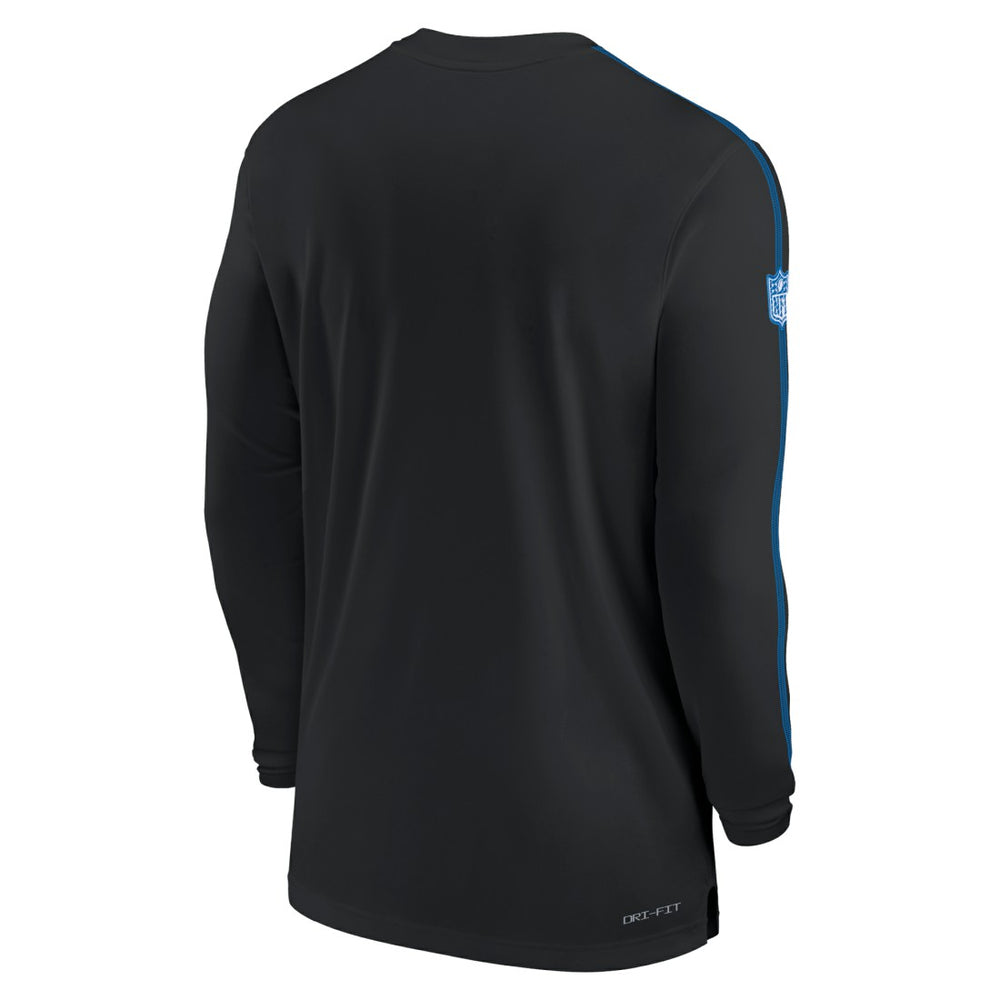 Detroit Lions Nike Sideline Coach UV Performance Long Sleeve T-Shirt