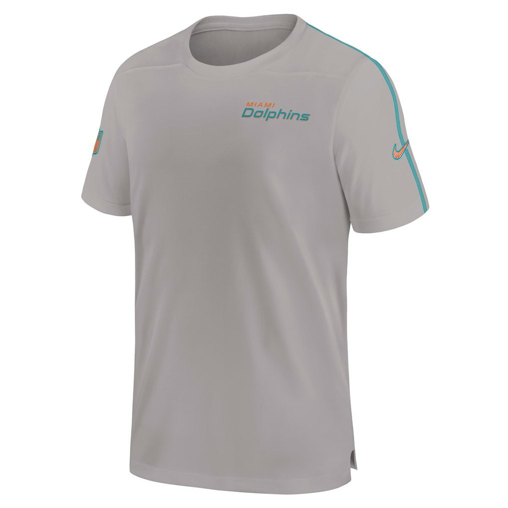 Miami Dolphins Nike 2024 Sideline Coach UV Performance T-Shirt