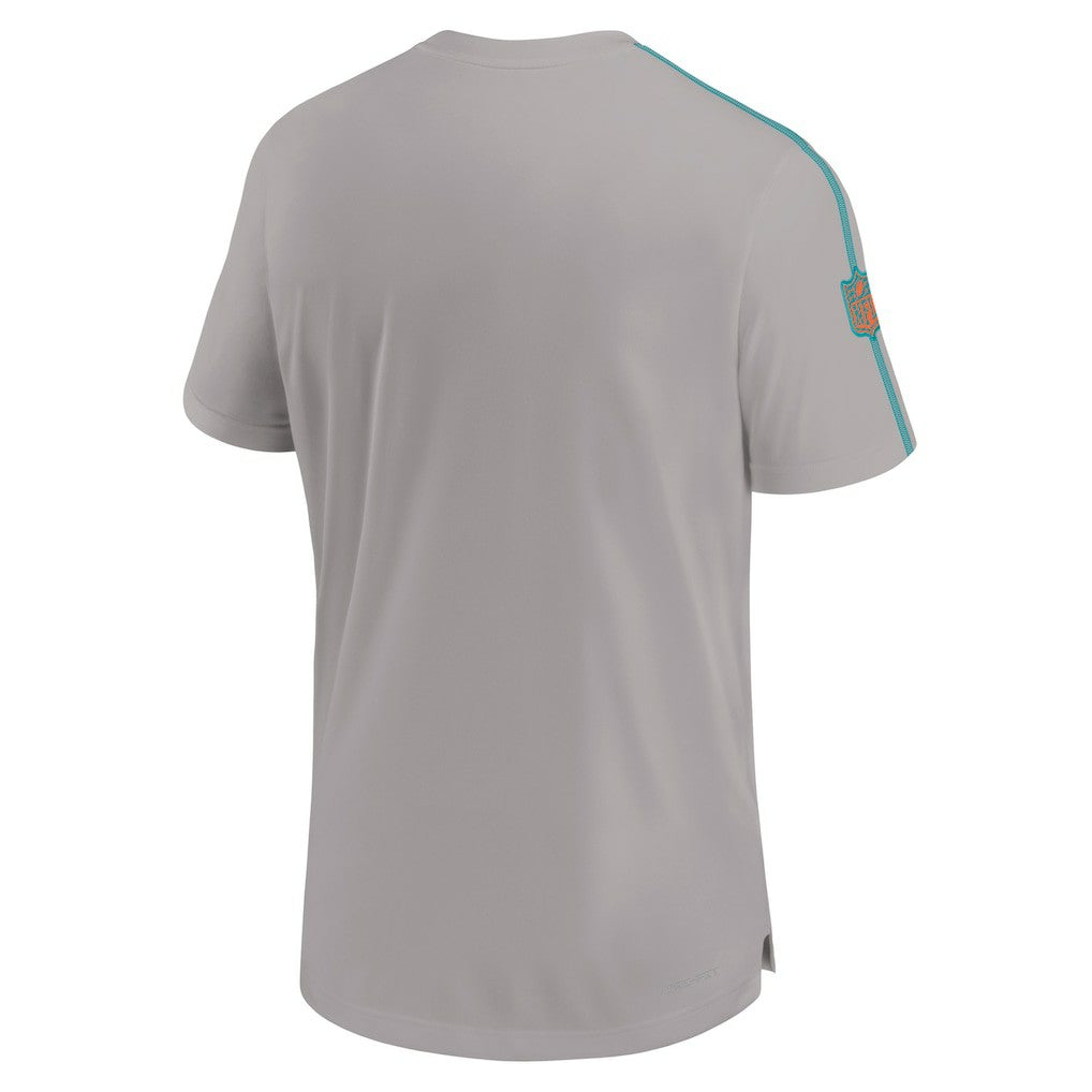 Miami Dolphins Nike 2024 Sideline Coach UV Performance T-Shirt