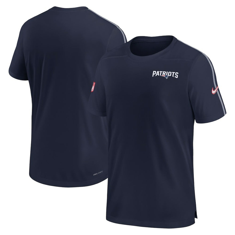 New England Patriots Nike 2024 Sideline Coach UV Performance T-Shirt