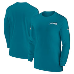 Jacksonville Jaguars Nike Sideline Coach UV Performance Long Sleeve T-Shirt