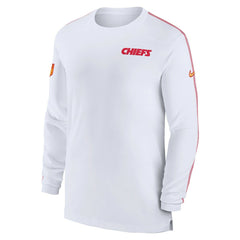 Kansas City Chiefs Nike Sideline Coach UV Performance Long Sleeve T-Shirt