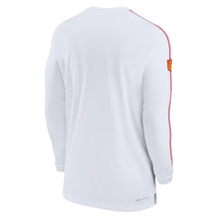 Kansas City Chiefs Nike Sideline Coach UV Performance Long Sleeve T-Shirt