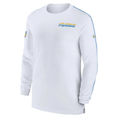 Los Angeles Chargers Nike Sideline Coach UV Performance Long Sleeve T-Shirt